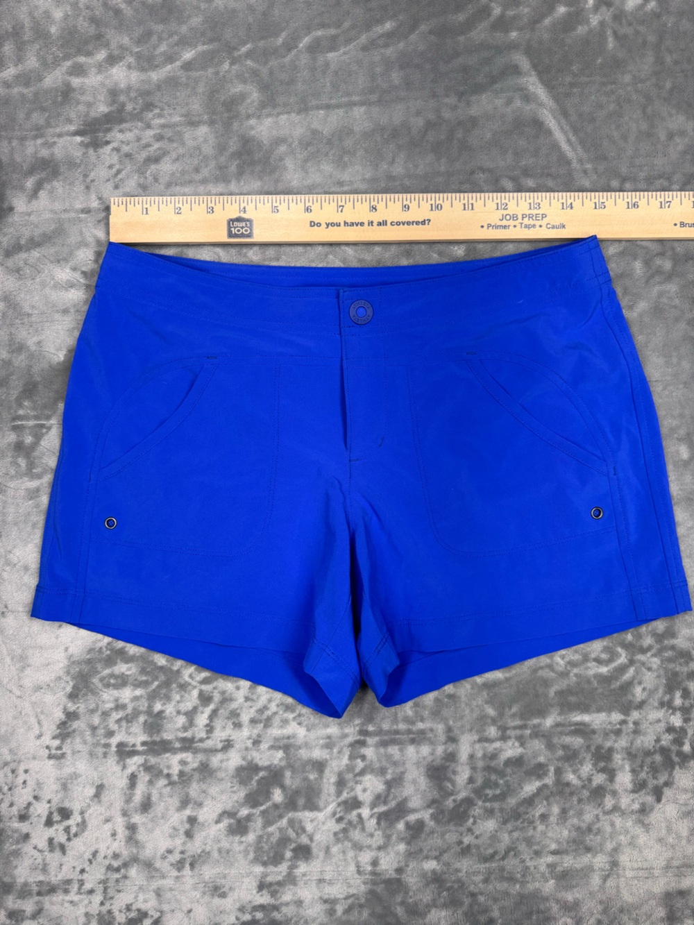 Athleta Cobalt Blue Athletic Shorts - Picture 10 of 11